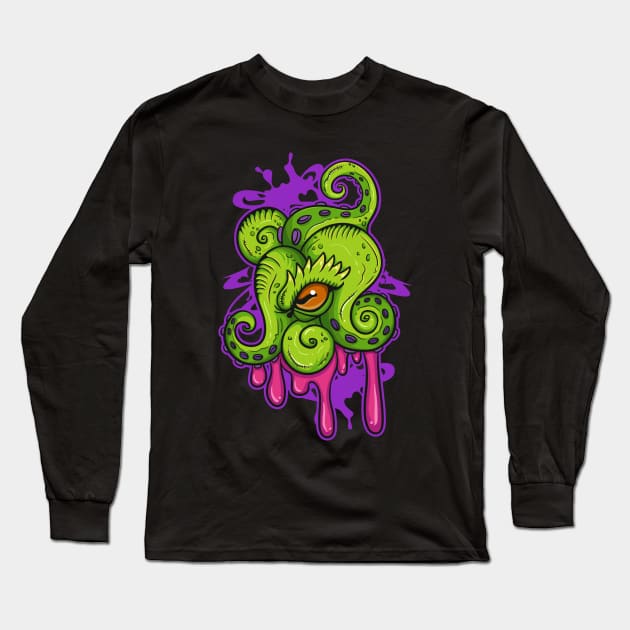 Tentacle'd Long Sleeve T-Shirt by therealfirestarter